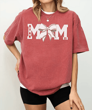 Custom Baseball T-Shirt – Personalized Player Name & Number Tee - Woven Mama