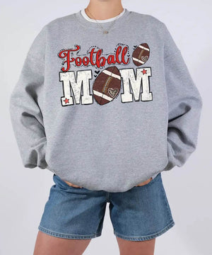 Cute Football Mom Shirt – Trendy Game Day Tee or Sweatshirt for Moms - Woven Mama