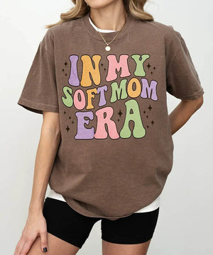 In My Soft Mom Era Comfort Colors® T-Shirt - Woven Mama
