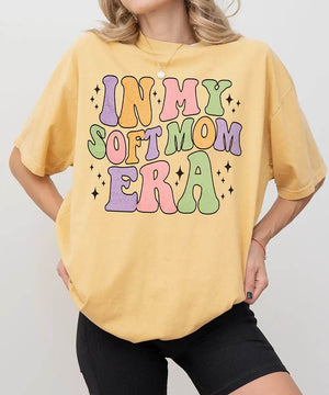 In My Soft Mom Era Comfort Colors® T-Shirt - Woven Mama