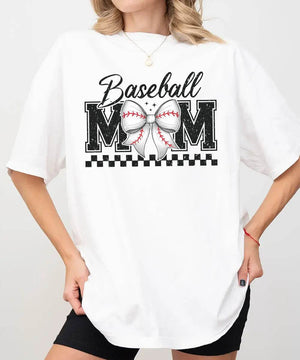 Retro Baseball Mom T-Shirt or Sweatshirt – Vintage Style Mom Game Day Outfit - Woven Mama