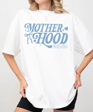 Motherhood “Some Days I Rock It…” T-Shirt – Comfort Colors Funny Mom Life Tee - Woven Mama