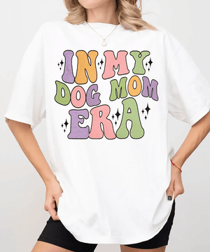 In My Dog Mom Era Comfort Colors® T-Shirt – Retro Pet Mom Shirt - Woven Mama