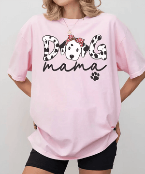 Dog Mama Dalmatian Shirt – Cute Dog Mom Comfort Colors® Tee or Sweatshirt - Woven Mama