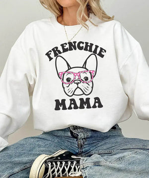 Frenchie Mama Shirt – Cute French Bulldog Dog Mom Comfort Colors® Tee or Sweatshirt - Woven Mama