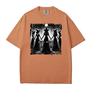Mama Coven Halloween Comfort Colors T-Shirt or Crewneck Sweatshirt – Witchy Mom Shirt - Woven Mama