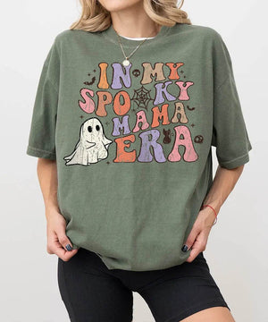 In My Spooky Mama Era Comfort Colors® T-Shirt or Crewneck Sweatshirt - Woven Mama