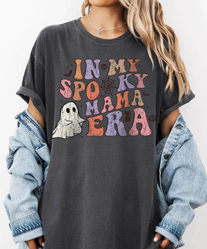 In My Spooky Mama Era Comfort Colors® T-Shirt or Crewneck Sweatshirt - Woven Mama