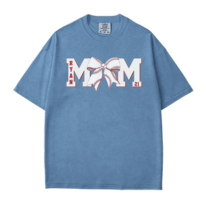 Custom Baseball T-Shirt – Personalized Player Name & Number Tee - Woven Mama