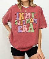 In My Soft Mom Era Comfort Colors® T-Shirt - Woven Mama