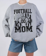 Custom Football Mom Shirt with Player Name & Number – Personalized Game Day Tee or Sweatshirt