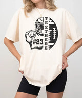 Custom Game Day Shirt with Text & Player Number – Personalized Team Tee or Sweatshirt