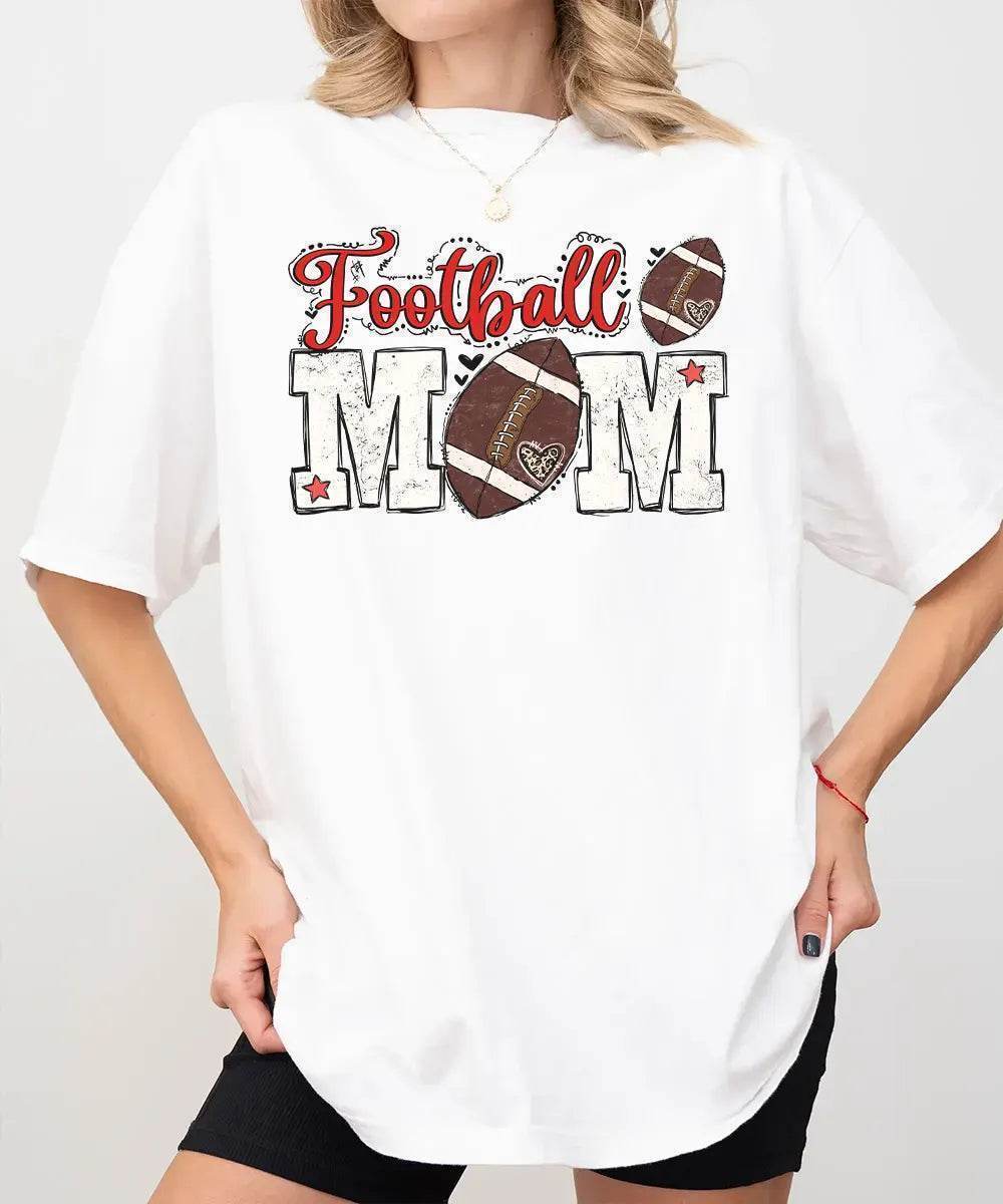 Cute Football Mom Shirt – Trendy Game Day Tee or Sweatshirt for Moms - Woven Mama