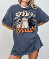 Spooky Squad Halloween Comfort Colors T-Shirt or Crewneck Sweatshirt – Cute Cats Mom Halloween Shirt - Woven Mama