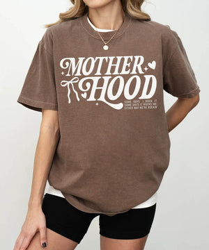 Motherhood “Some Days I Rock It…” T-Shirt – Comfort Colors Funny Mom Life Tee - Woven Mama
