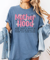 Floral Motherhood “Some Days I Rock It” Shirt – Aesthetic Mom Comfort Colors® Tee or Sweatshirt - Woven Mama
