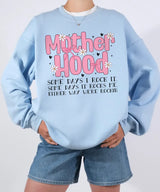 Floral Motherhood “Some Days I Rock It” Shirt – Aesthetic Mom Comfort Colors® Tee or Sweatshirt