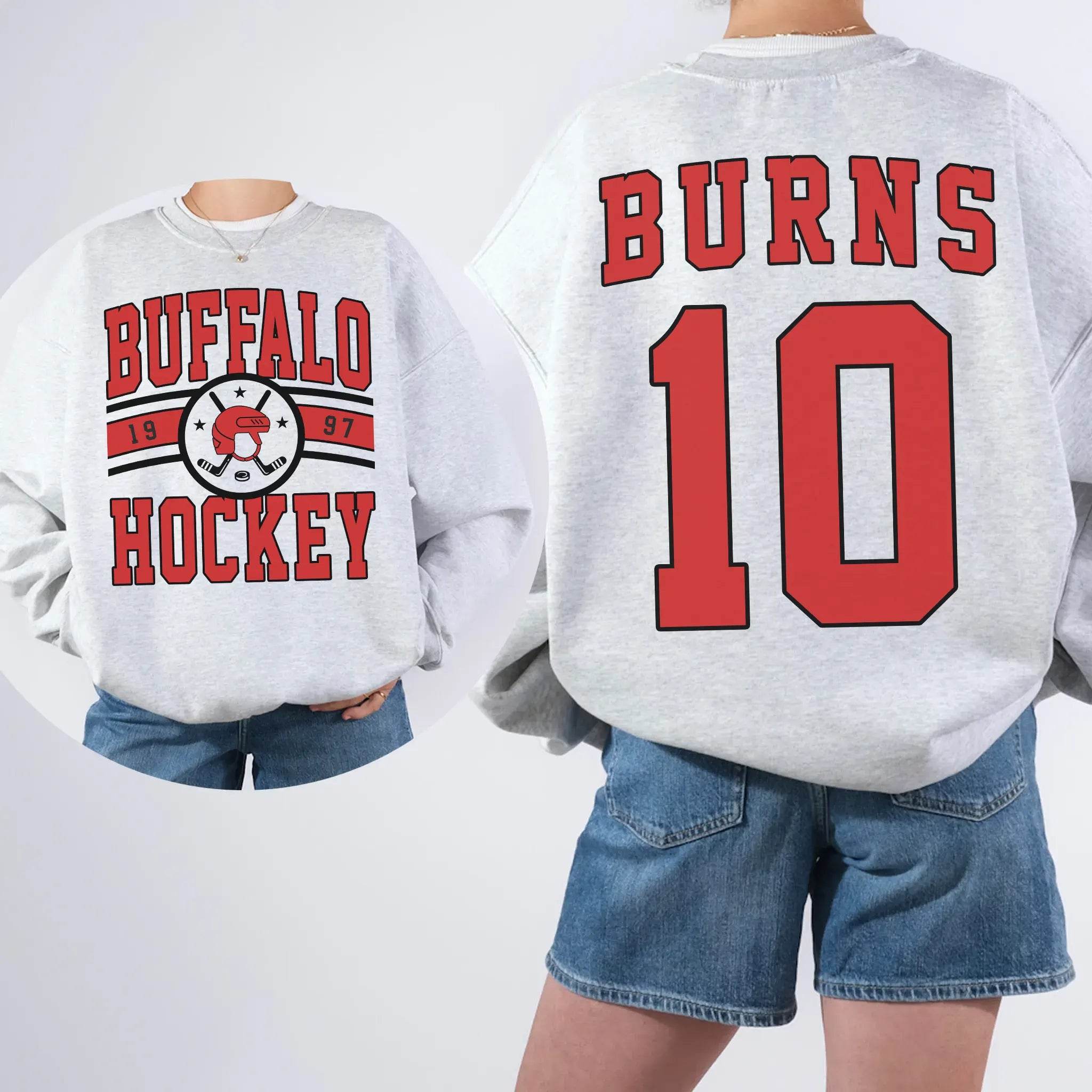 Custom Hockey T-Shirt or Sweatshirt – Personalized Team Name, Year, Player Name & Number - Woven Mama