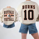 Custom Football T-Shirt or Sweatshirt – Personalized Team Name, Year, Player Name & Number - Woven Mama