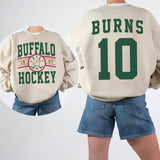 Custom Hockey T-Shirt or Sweatshirt – Personalized Team Name, Year, Player Name & Number - Woven Mama