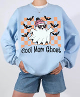 Cool Mom Ghost Halloween Comfort Colors T-Shirt or Sweatshirt – Funny Spooky Season Shirt - Woven Mama