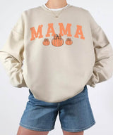 Pumpkin MAMA Halloween Comfort Colors T-Shirt or Crewneck Sweatshirt - Woven Mama