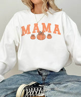 Pumpkin MAMA Halloween Comfort Colors T-Shirt or Crewneck Sweatshirt - Woven Mama