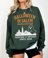 Halloween in Salem Mama Edition Comfort Colors® T-Shirt or Crewneck Sweatshirt - Woven Mama