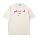 Girl Mom Club T-Shirt – Sweet Girl Mom Coquette Comfort Colors Tee - Woven Mama