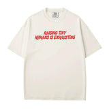 Raising Tiny Humans is Exhausting T-Shirt – Comfort Colors Funny Mom Life Tee - Woven Mama