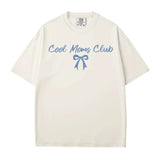 Cool Moms Club T-Shirt – Coquette Aesthetic Comfort Colors Tee for Stylish Moms - Woven Mama