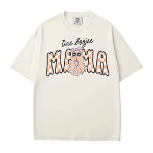 One Boojee Mama Comfort Colors T-Shirt or Sweatshirt – Cute Halloween Ghost Mom Shirt - Woven Mama