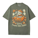 Raising Pumpkin Spice Babies Halloween Comfort Colors T-Shirt or Crewneck Sweatshirt - Woven Mama