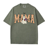 Halloween Mama Ghost Comfort Colors T-Shirt or Crewneck Sweatshirt - Woven Mama