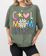 Cool Mom Energy T-Shirt – Trendy Mom Comfort Colors Tee - Woven Mama