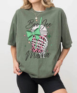 Boo Jee Mama Comfort Colors T-Shirt or Crewneck Sweatshirt – Cute Spooky Mom Halloween Shirt - Woven Mama