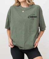 Tired Moms Club T-Shirt – Minimal Comfort Colors Tee for Exhausted Moms - Woven Mama