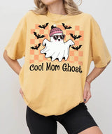 Cool Mom Ghost Halloween Comfort Colors T-Shirt or Sweatshirt – Funny Spooky Season Shirt - Woven Mama
