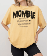 Mombie Comfort Colors® T-Shirt or Crewneck Sweatshirt – Funny Mom Halloween Shirt - Woven Mama