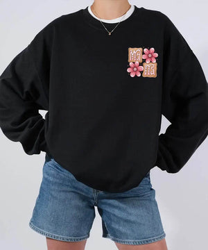 Mama Cookie Floral Shirt – Pocket Print Floral Mama Comfort Colors® Tee or Sweatshirt - Woven Mama