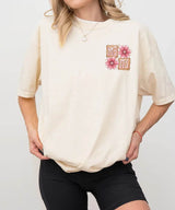 Mama Cookie Floral Shirt – Pocket Print Floral Mama Comfort Colors® Tee or Sweatshirt - Woven Mama