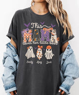 Custom Halloween Mama Comfort Colors T-Shirt or Crewneck Sweatshirt – This Mama Loves Her Little Boos - Woven Mama