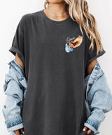 Custom Baby Name Mama Comfort Colors® T-Shirt – Personalized Mom & Baby Hand Holding Pocket Print Shirt - Woven Mama