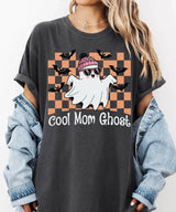 Cool Mom Ghost Halloween Comfort Colors T-Shirt or Sweatshirt – Funny Spooky Season Shirt - Woven Mama