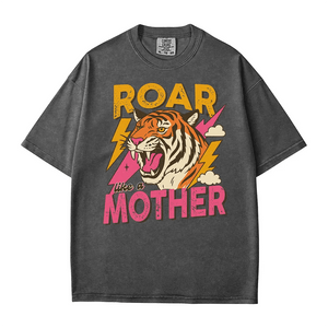Roar Like a Mother Comfort Colors® T-Shirt - Woven Mama