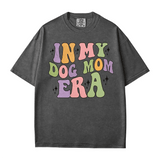 In My Dog Mom Era Comfort Colors® T-Shirt – Retro Pet Mom Shirt - Woven Mama