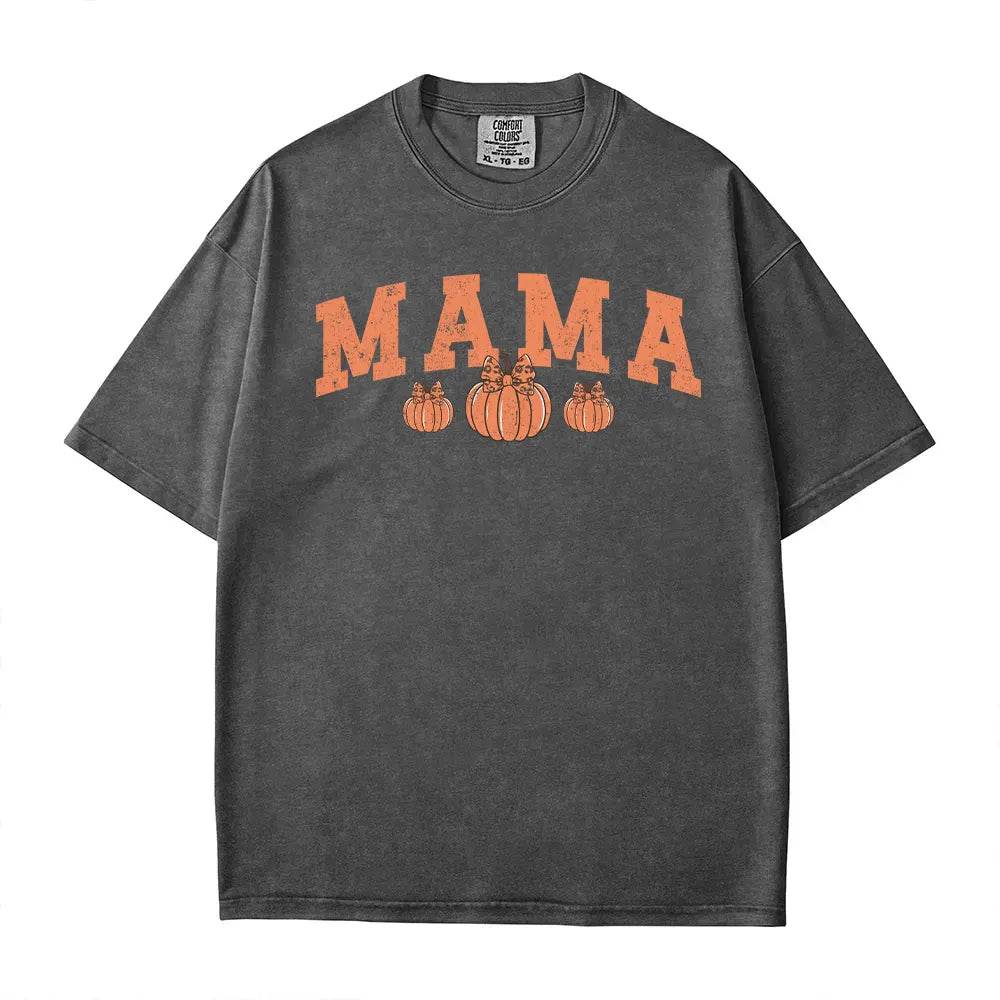 Pumpkin MAMA Halloween Comfort Colors T-Shirt or Crewneck Sweatshirt - Woven Mama