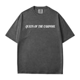 Queen of the Carpool T-Shirt – Comfort Colors Funny Mom Life Tee - Woven Mama