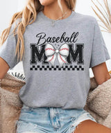 Retro Baseball Mom T-Shirt or Sweatshirt – Vintage Style Mom Game Day Outfit - Woven Mama