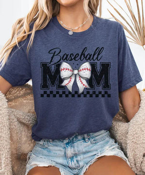 Retro Baseball Mom T-Shirt or Sweatshirt – Vintage Style Mom Game Day Outfit - Woven Mama